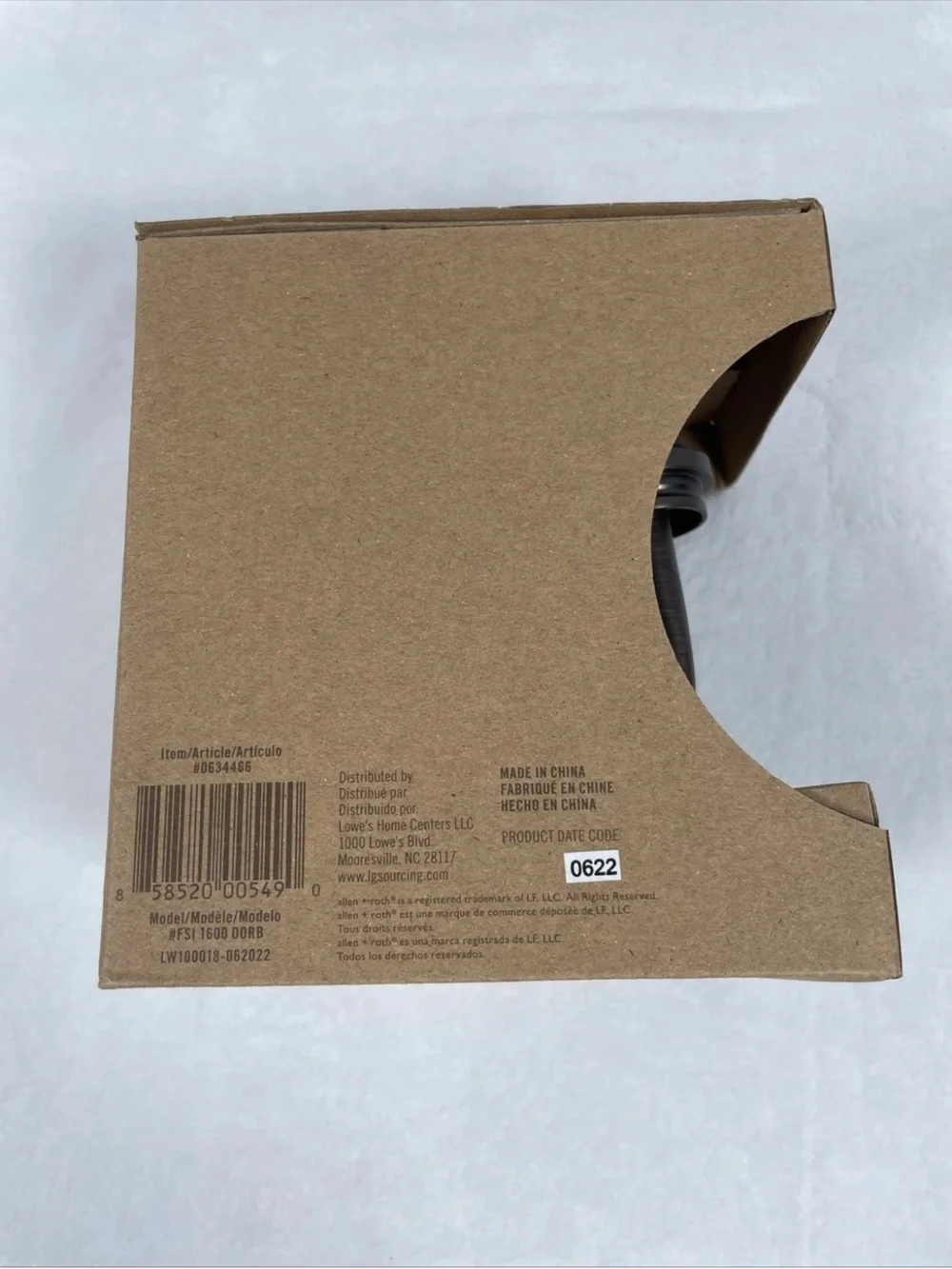 NIB! Allen + Roth Curtain Holdbacks - SET OF 2 - Oil Rubbed Bronze #0634466